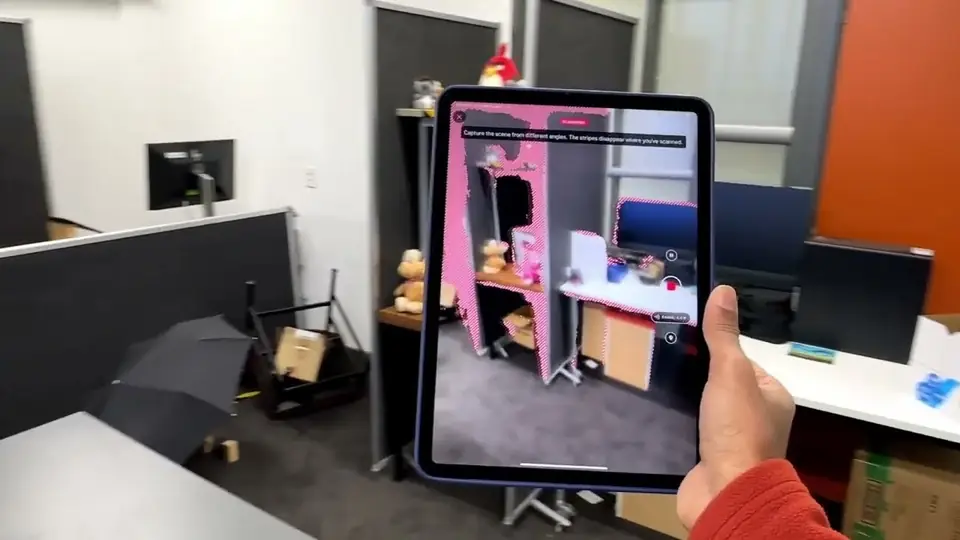 Title frame of the IEEE VR 2025 video on a multiplayer location-based AR hide-and-seek game