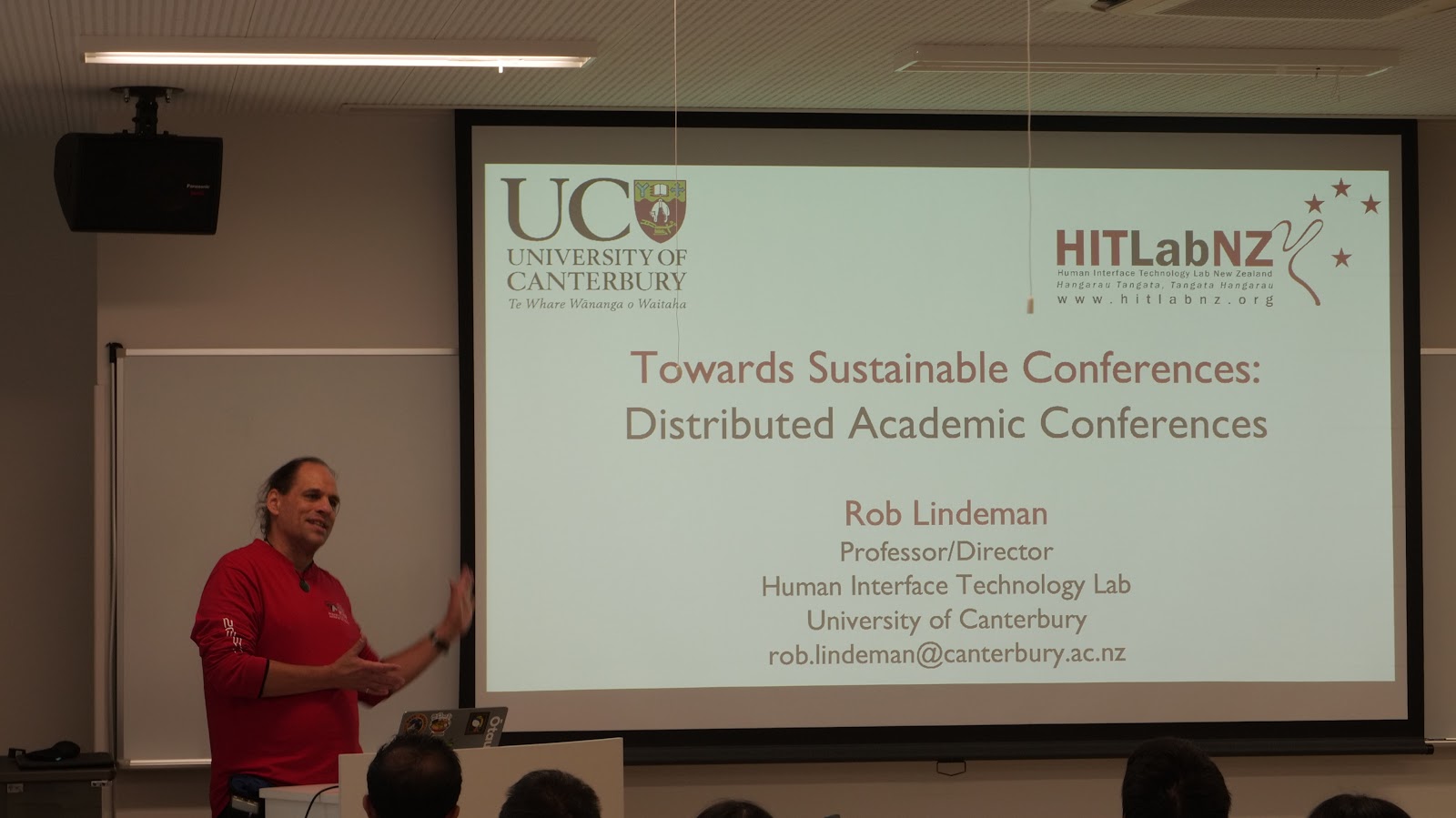 Dr. Yasas Sri Wickramasinghe presenting at the Interactive Content Design Lab, Tohoku University, Japan